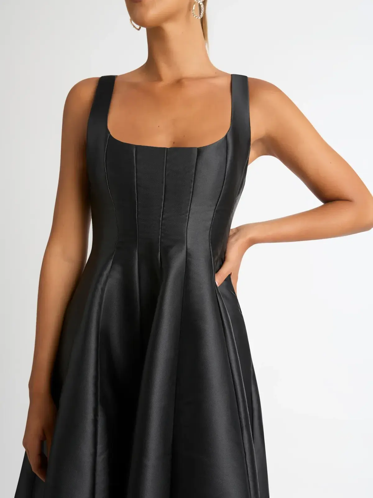 Sheike Karolina Midi Dress Black Size 12 - Image 2