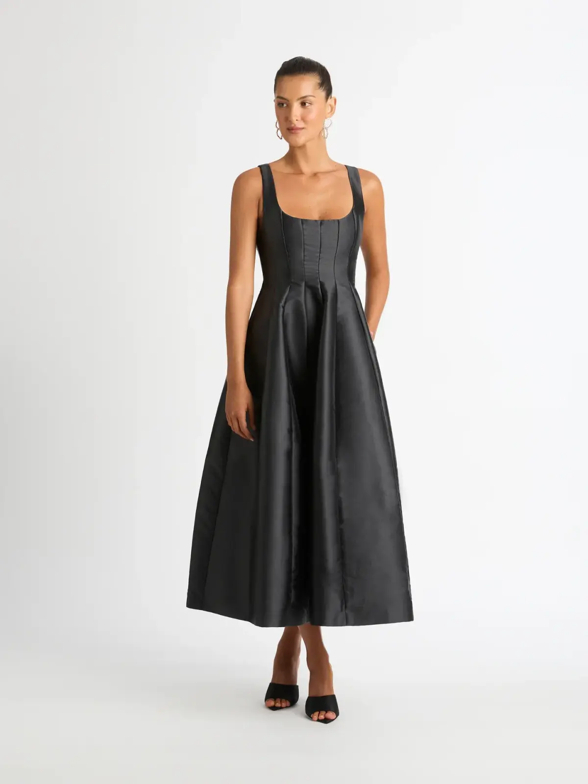 Sheike Karolina Midi Dress Black Size 12 - Image 1