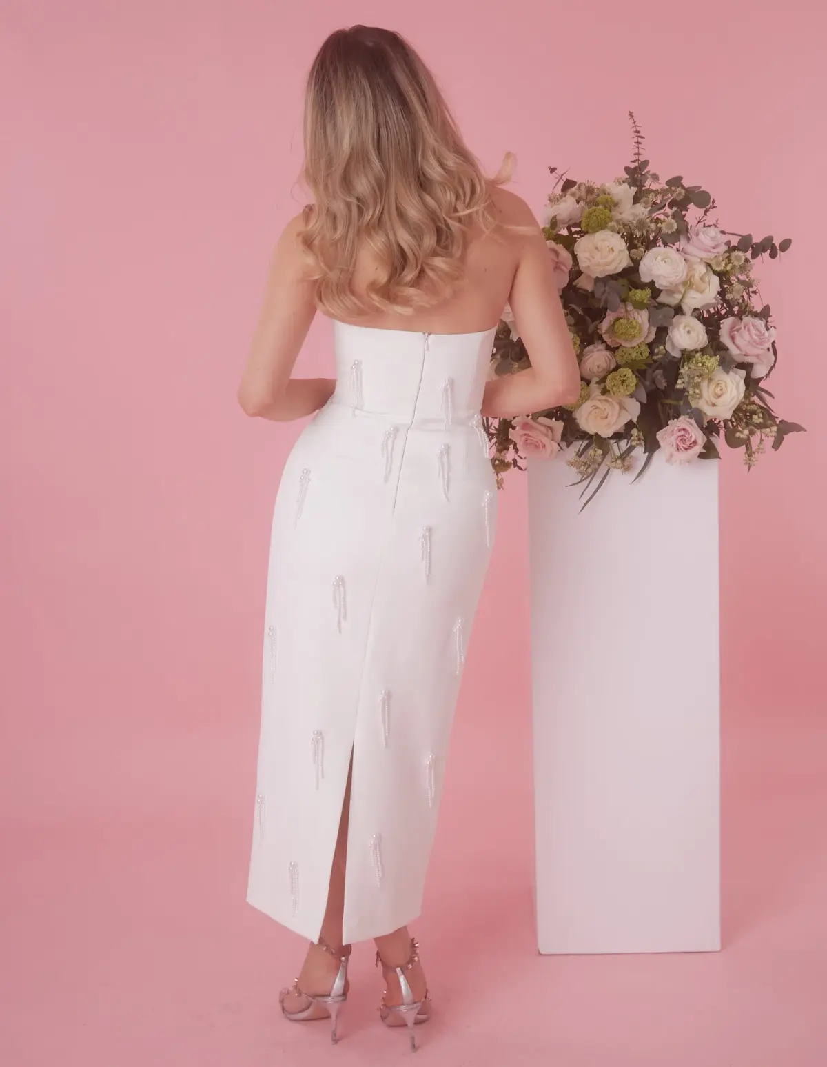 Odd Muse Ultimate Muse Embellished Midi Dress White Size 12 - Image 2