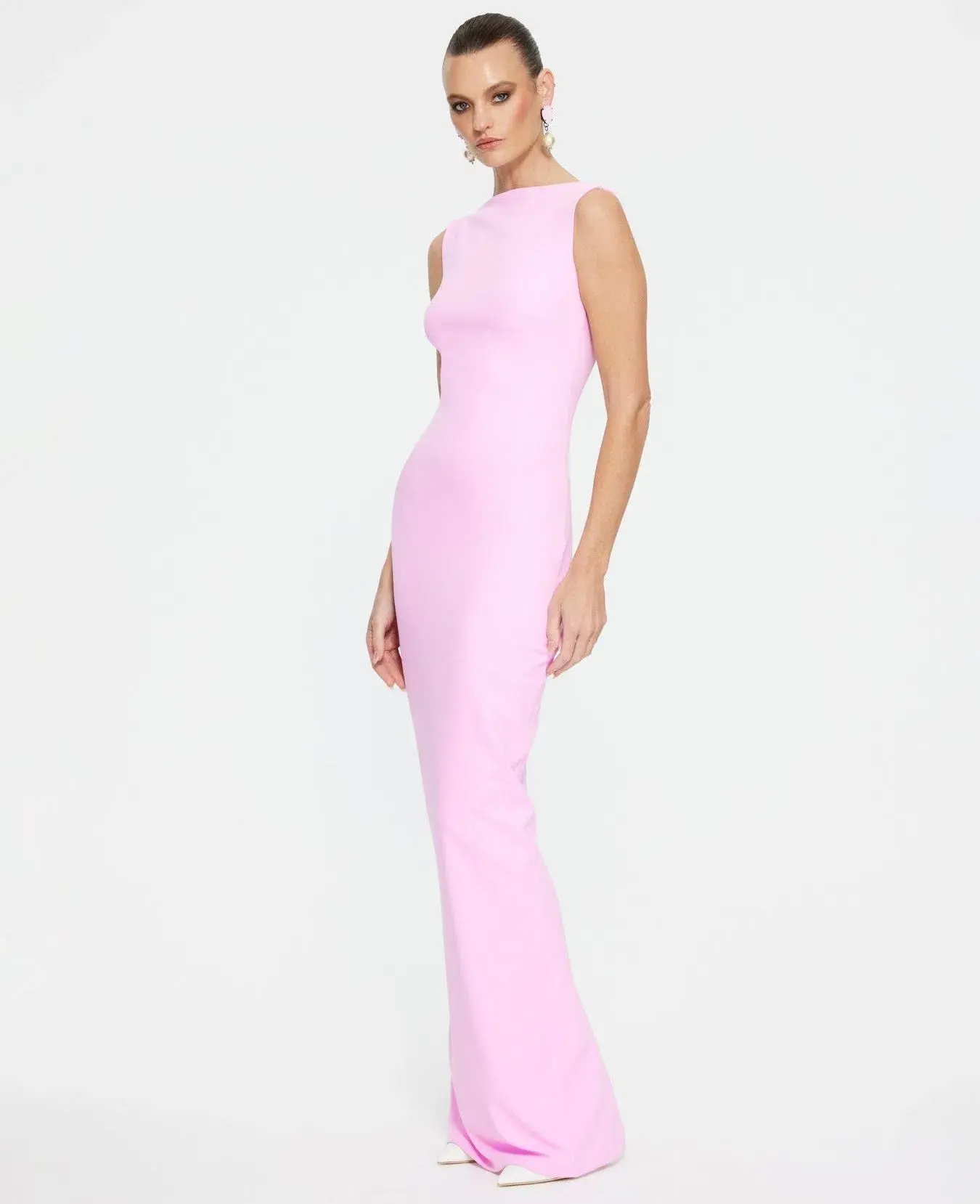 Effie Kats Verona Gown in Taffy Pink Size S / AU 8 - Image 1