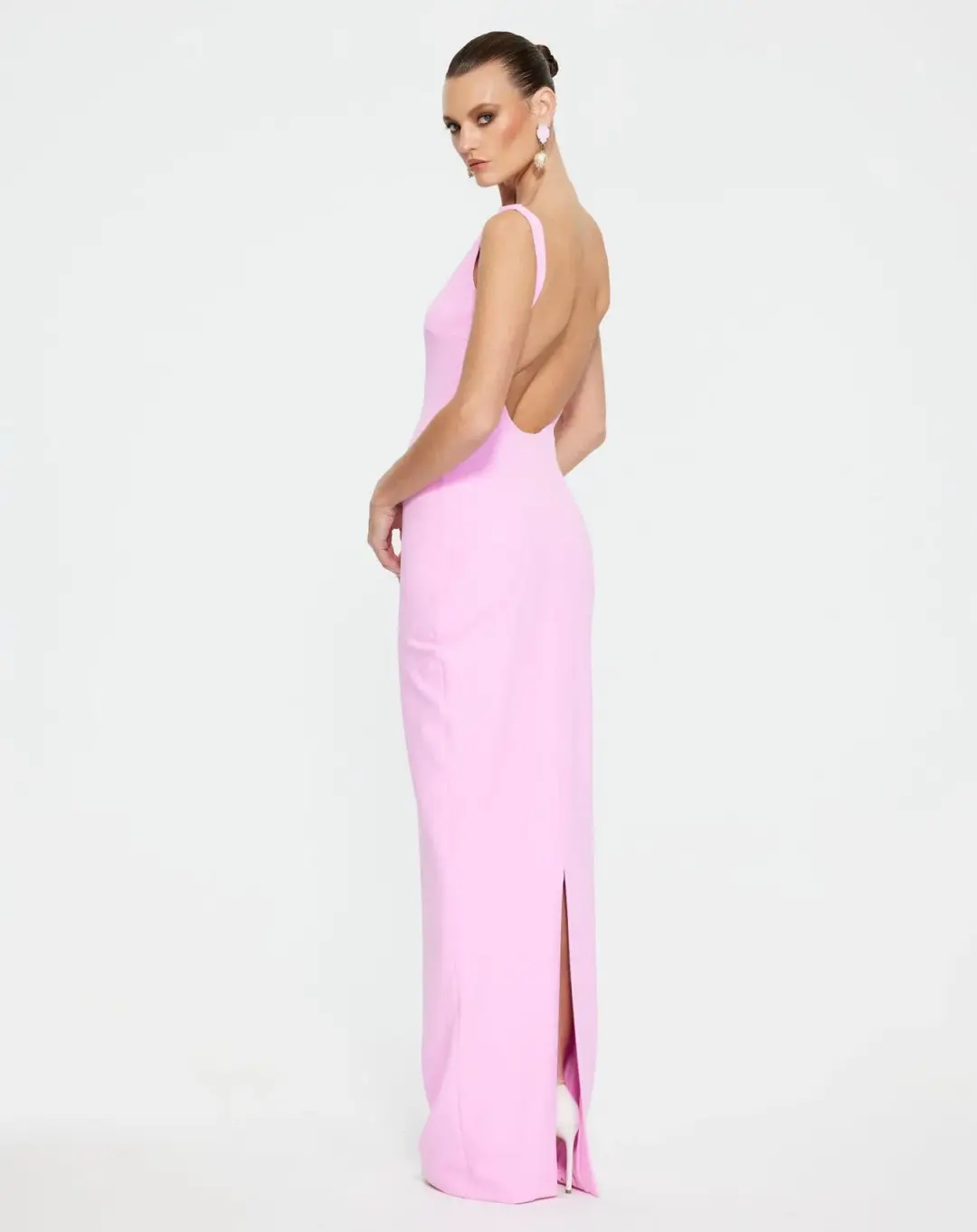 Effie Kats Verona Gown in Taffy Pink Size S / AU 8 for rent on The Volte - main image