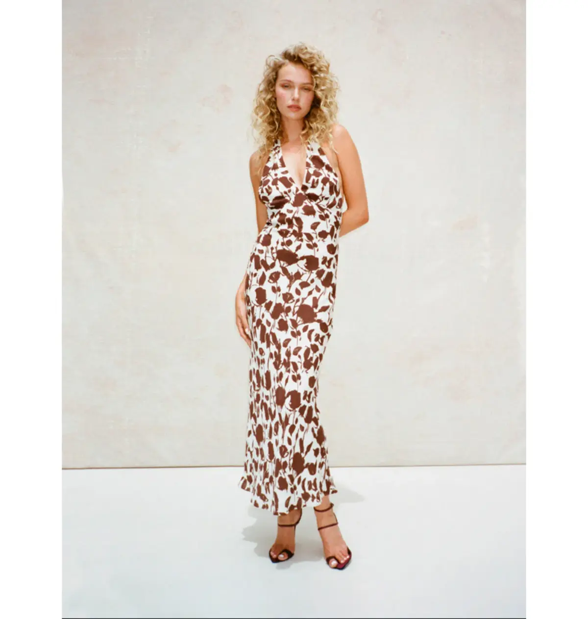 Realisation Par Simone Dress Chocolate Havana Size S / Au 8 - Image 1