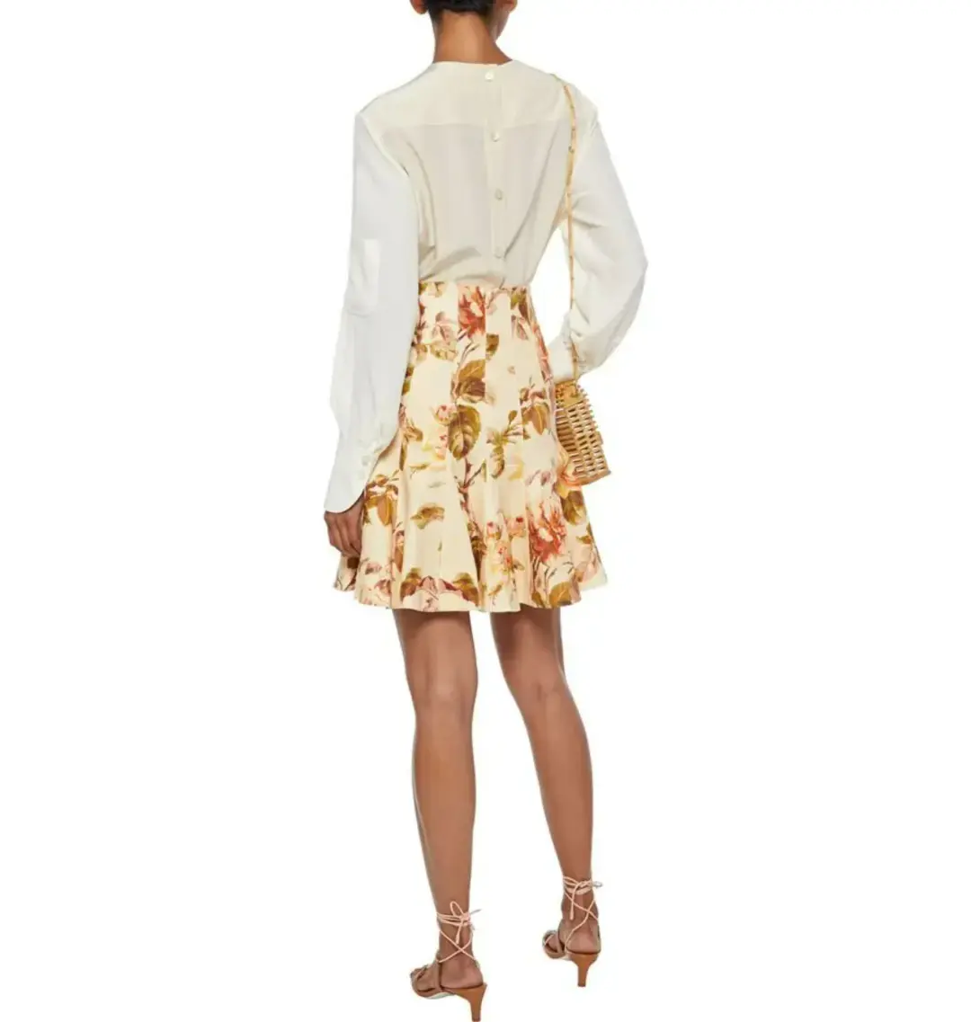 Zimmermann Resistance Flip Skirt Floral Size 0 / AU 8 for rent on The Volte - main image