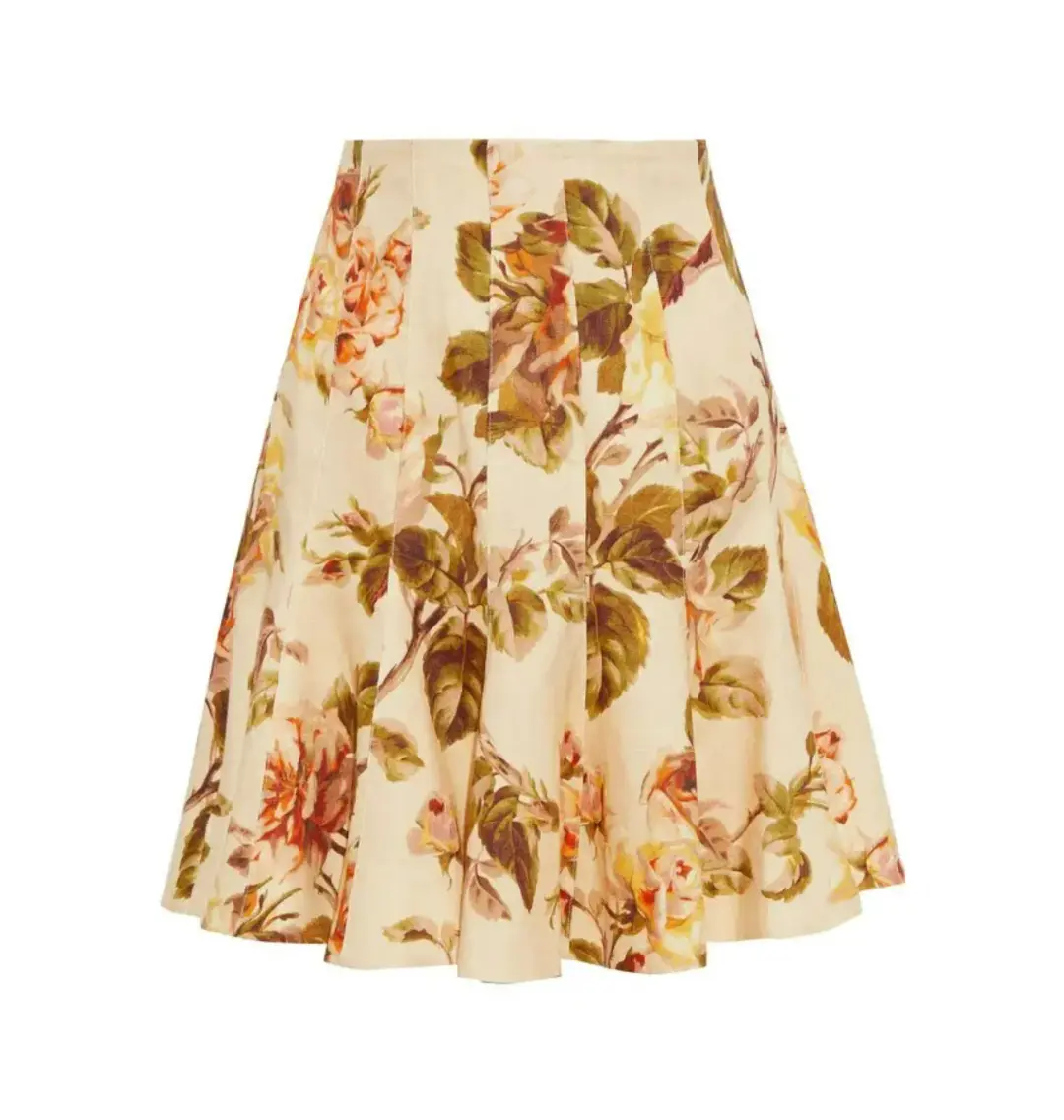 Zimmermann Resistance Flip Skirt Floral Size 0 / AU 8 for rent on The Volte - main image