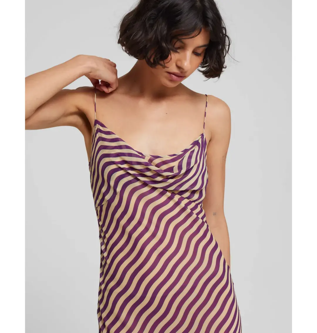 Rat & Boa Assisi Dress Burgundy Size AU 8 for rent on The Volte - main image