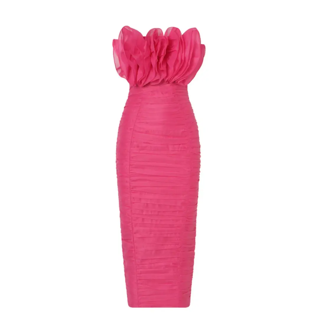 Eliya The Label Portofino Dress in Pink Size AU 10 for rent on The Volte - main image