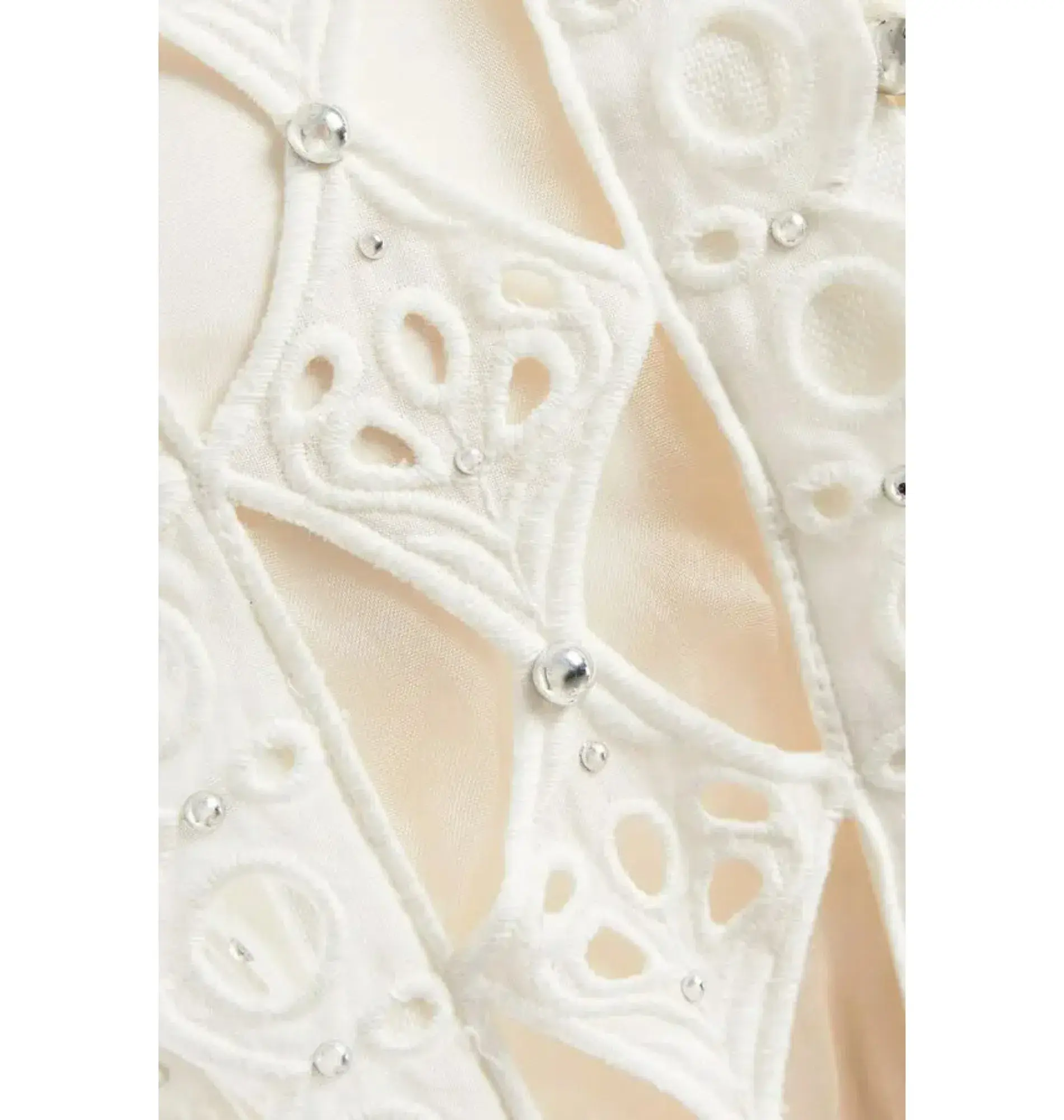 Zimmermann Moncur Studded Jumpsuit Ivory Size 0 / AU 8  - Image 3