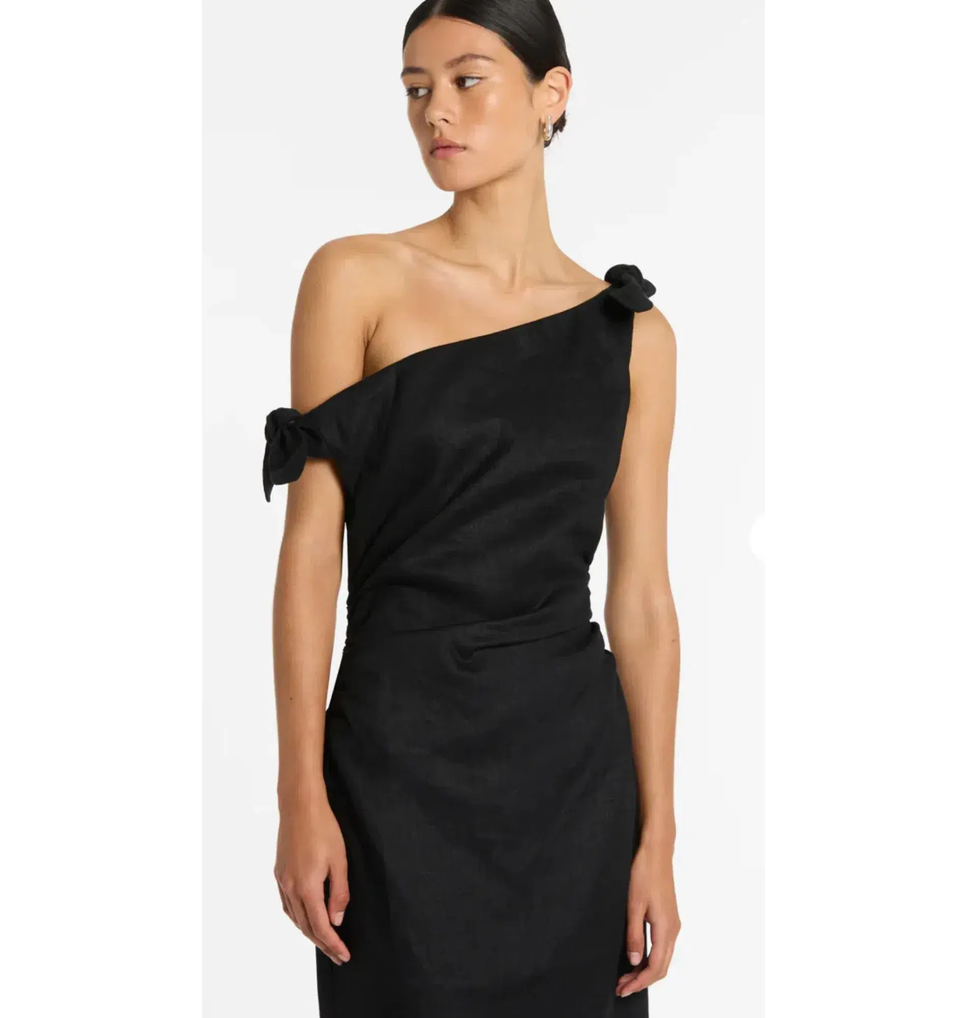 Sir The Label  Bettina Off Shoulder Dress Black Size 2 / AU 10 - Image 2