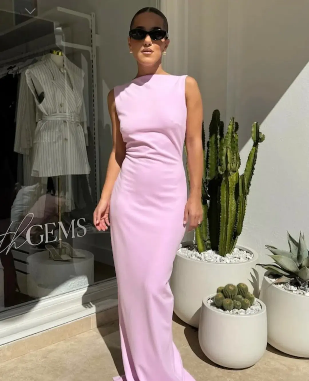 Effie Kats Verona Gown In Taffy Pink Size XS/Au 6 for rent on The Volte - main image