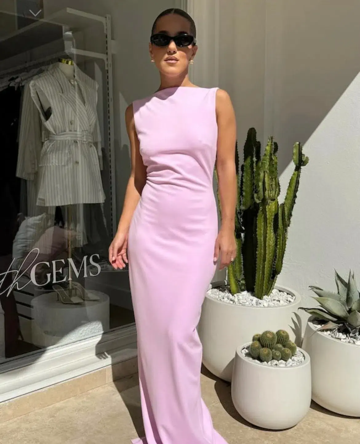 Effie Kats Verona Gown In Taffy Pink Size XS/Au 6 - Image 6