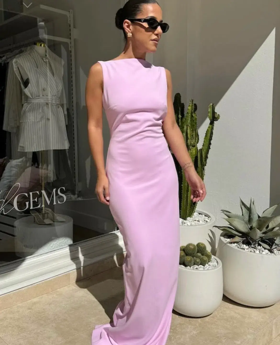 Effie Kats Verona Gown In Taffy Pink Size S/Au 8  - Image 8