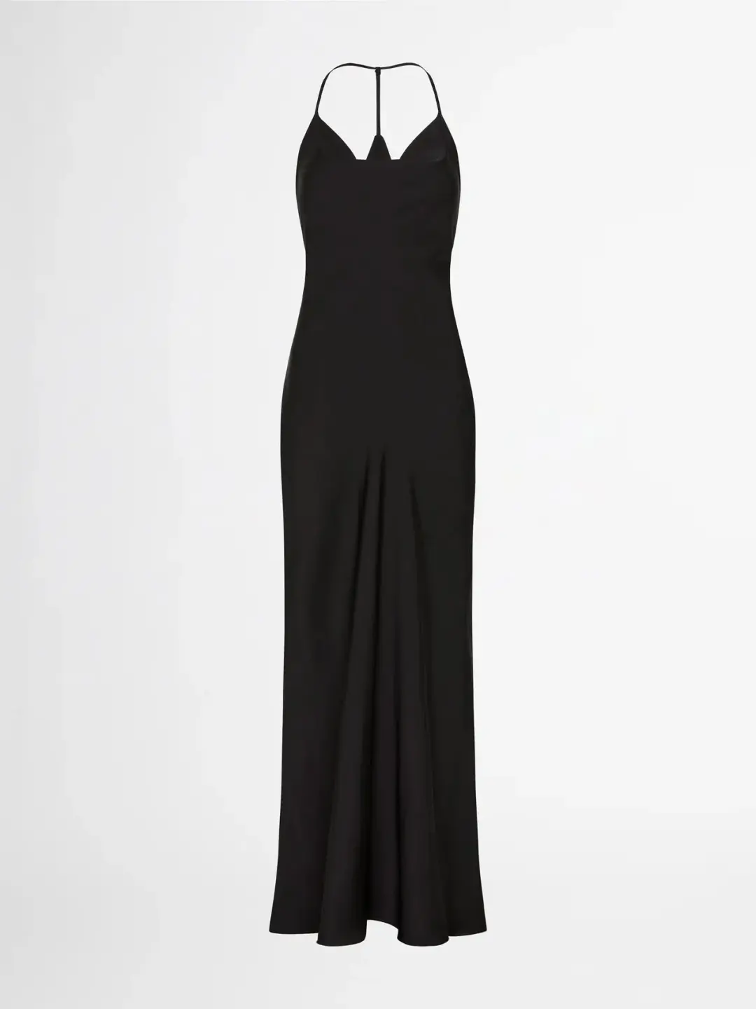 Sheike Ivy Draped Maxi Dress Black Size 10 for rent on The Volte - main image