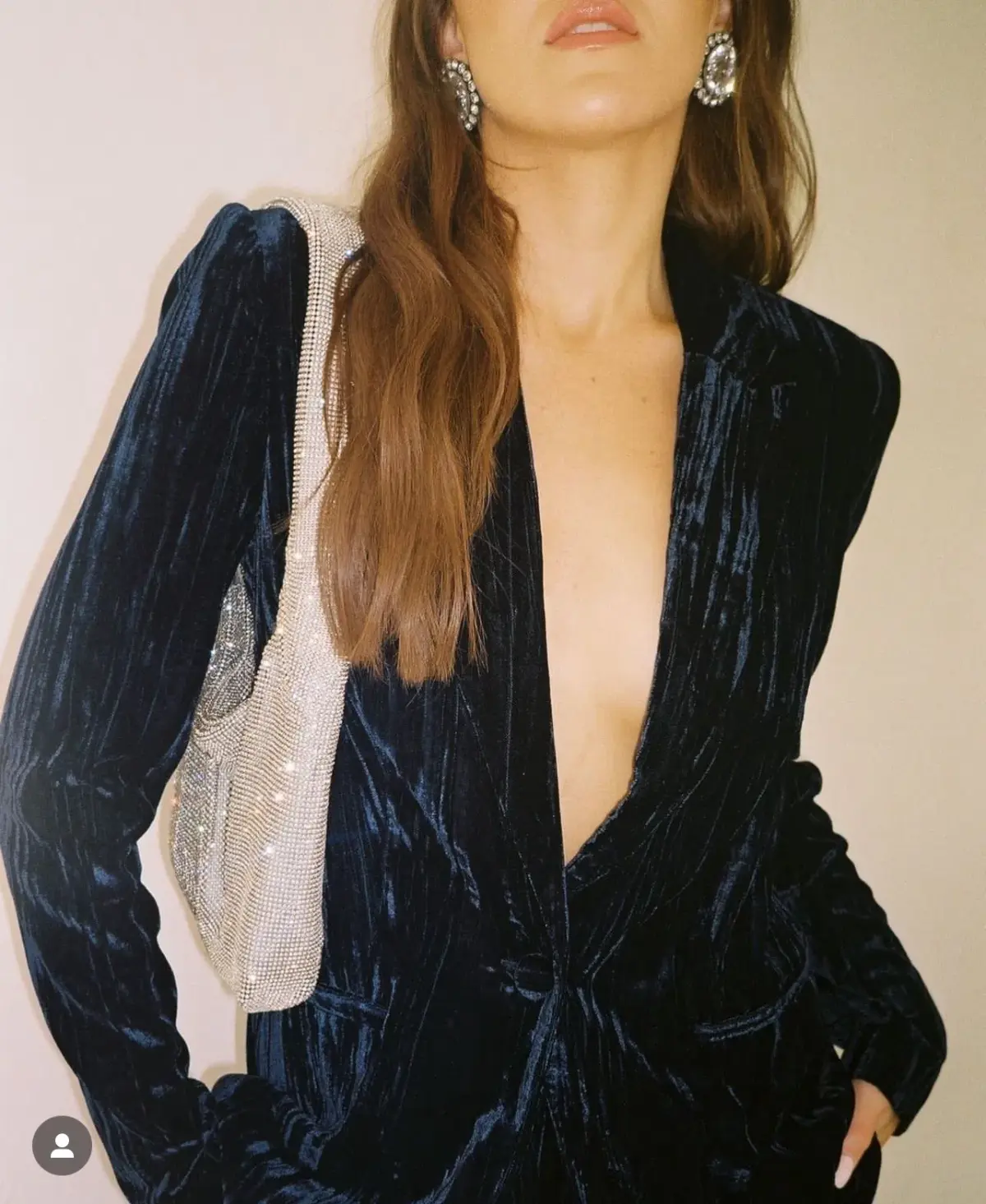 Wayf Clothing X Emma Rose Pierre Velvet Blazer and Pants Set Dark Teal Size 6 - Image 7