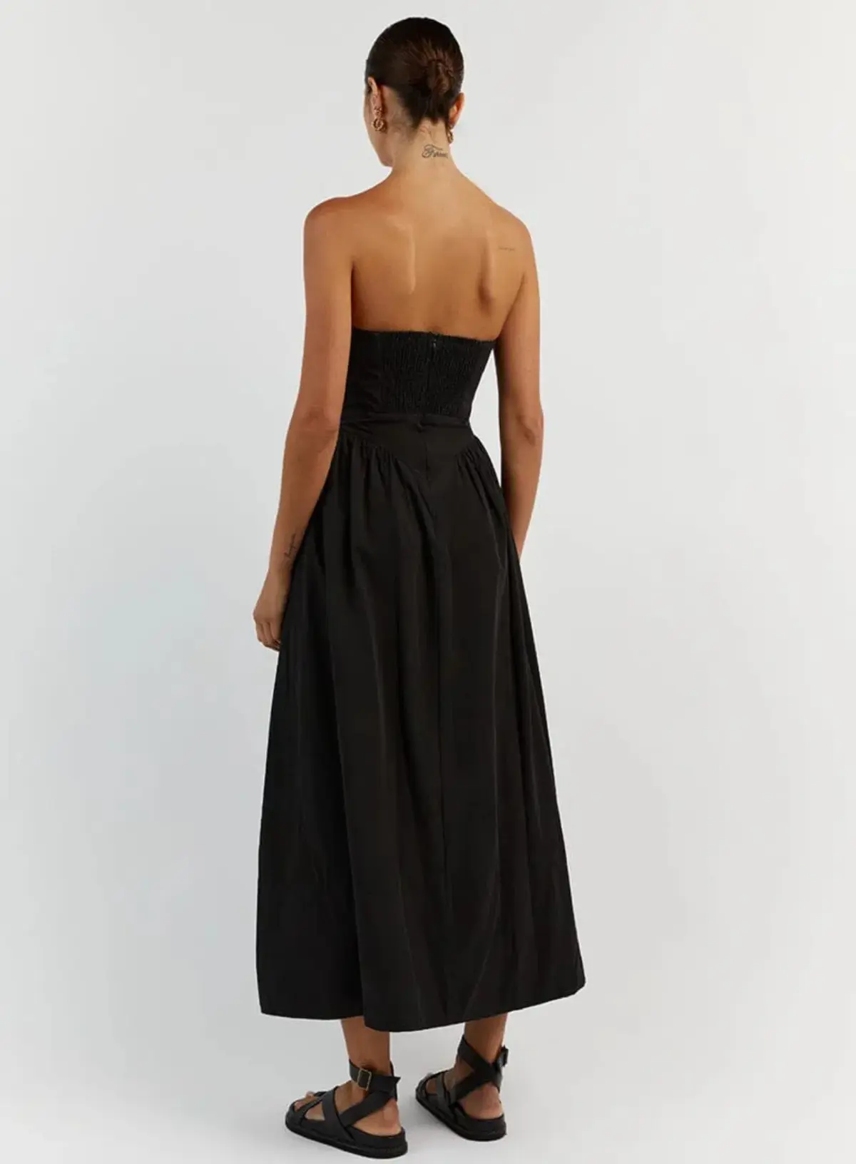 Dissh Hyland Strapless Midi Dress Black Size 10 - Image 2