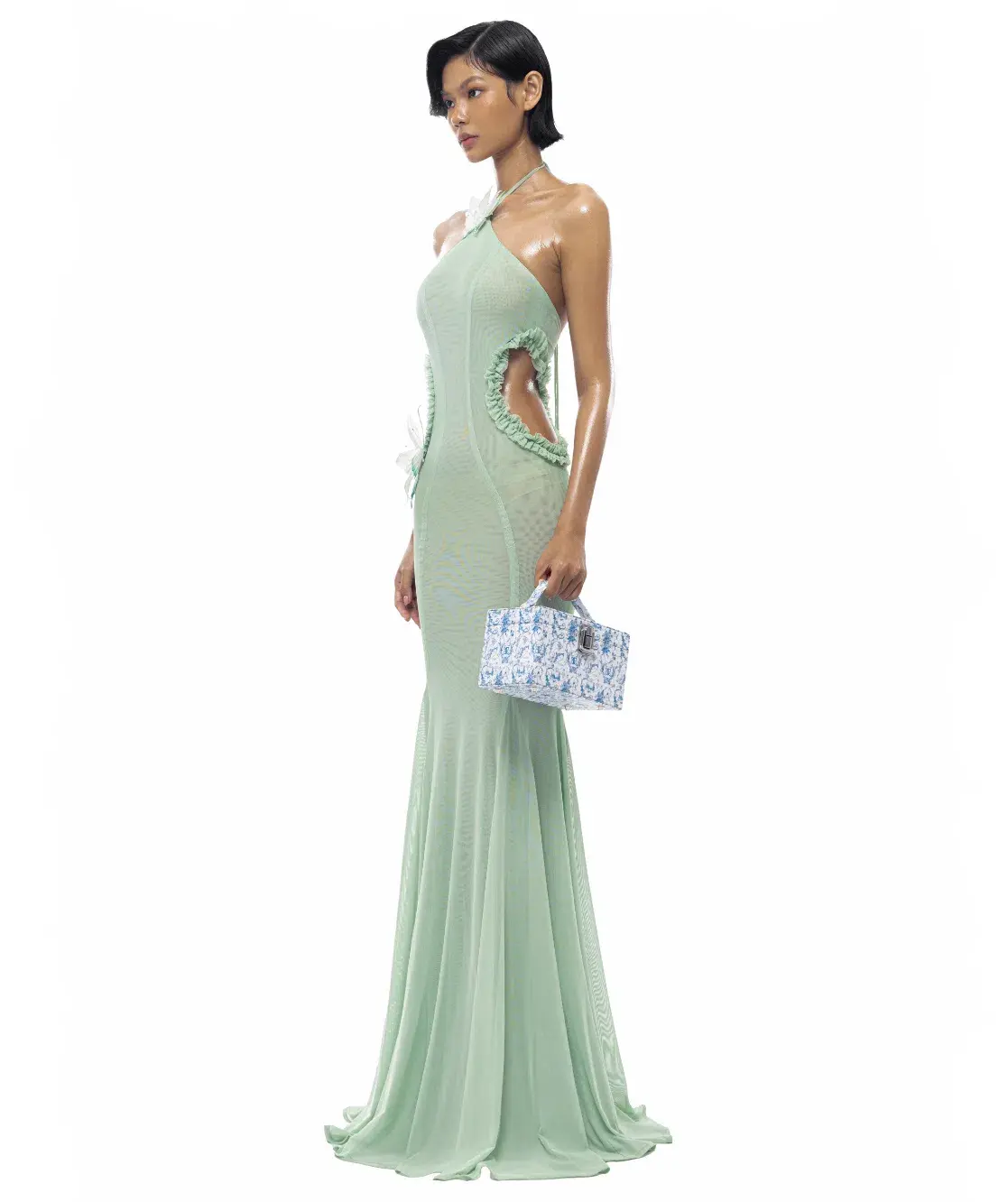 Huelleyrose Darya Dress Green Size S / 6 - Image 4