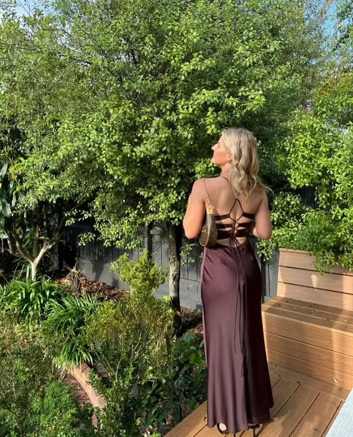 Manning Cartell Time to Shine Maxi Dress in Truffle Size 12 - Image 11