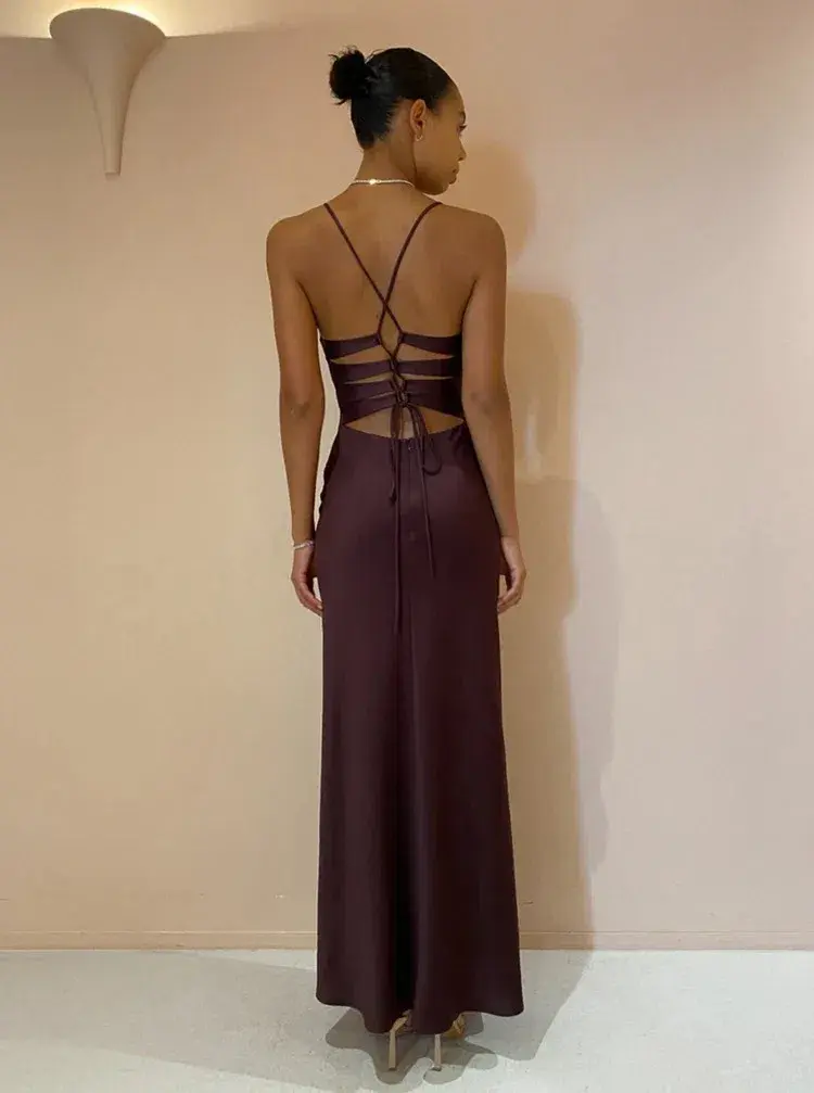 Manning Cartell Time to Shine Maxi Dress in Truffle Size 12 - Image 15