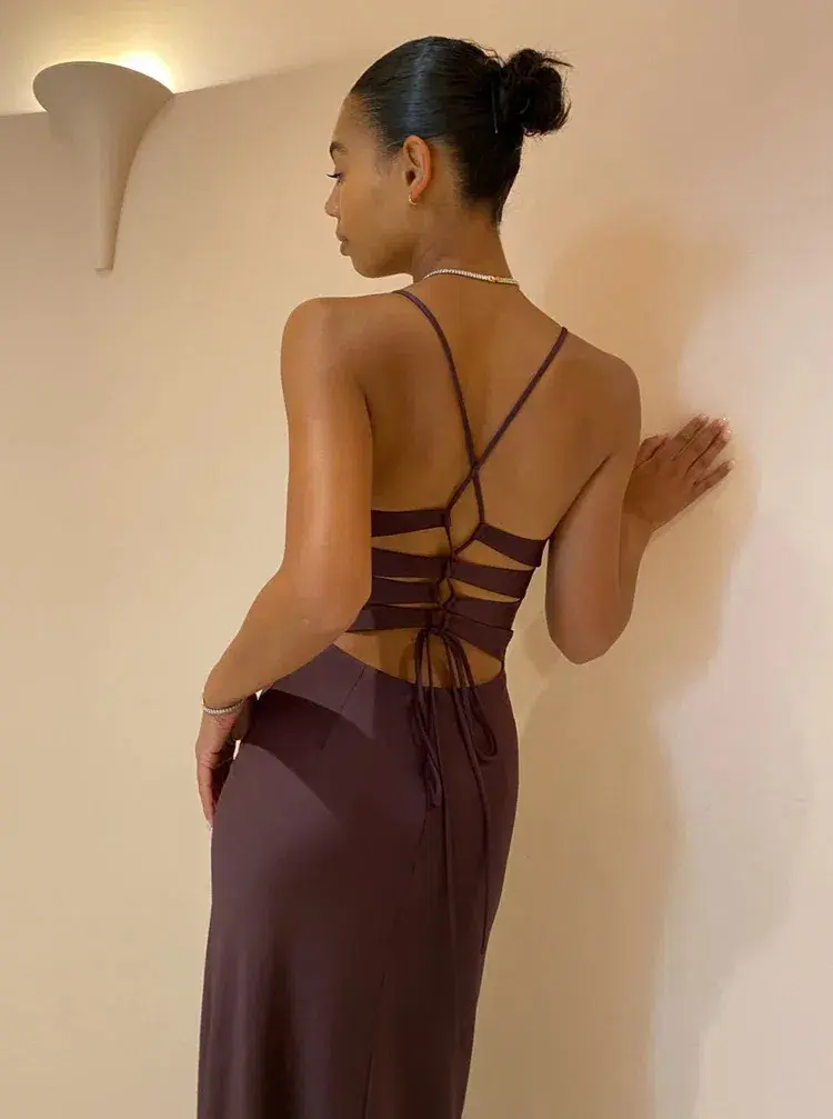 Manning Cartell Time to Shine Maxi Dress in Truffle Size 12 - Image 14