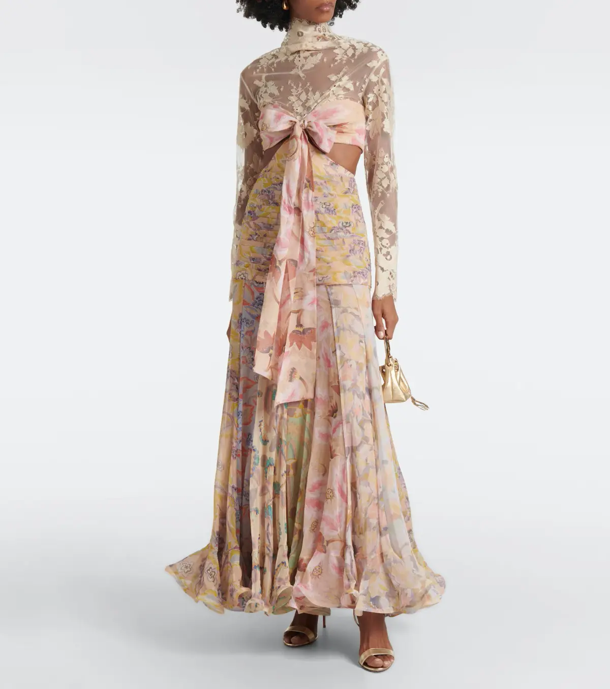 Zimmermann Eden Flounce Maxi Dress Spliced Eden Size 0 / AU 8 - Image 1