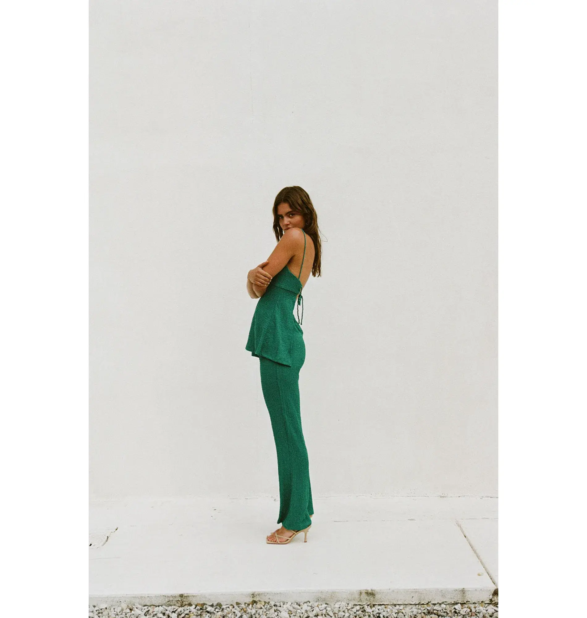 Sabo Skirt Ashton Jumpsuit Emerald Green Size M / AU 10 - Image 2