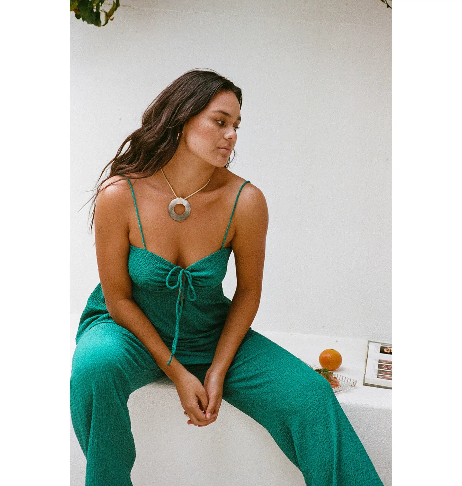 Sabo Skirt Ashton Jumpsuit Emerald Green Size M / AU 10 - Image 4