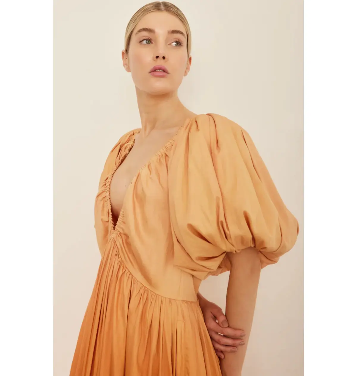 Rooh Collective Birthday Gown Orange Ombré Size AU 12 - Image 3