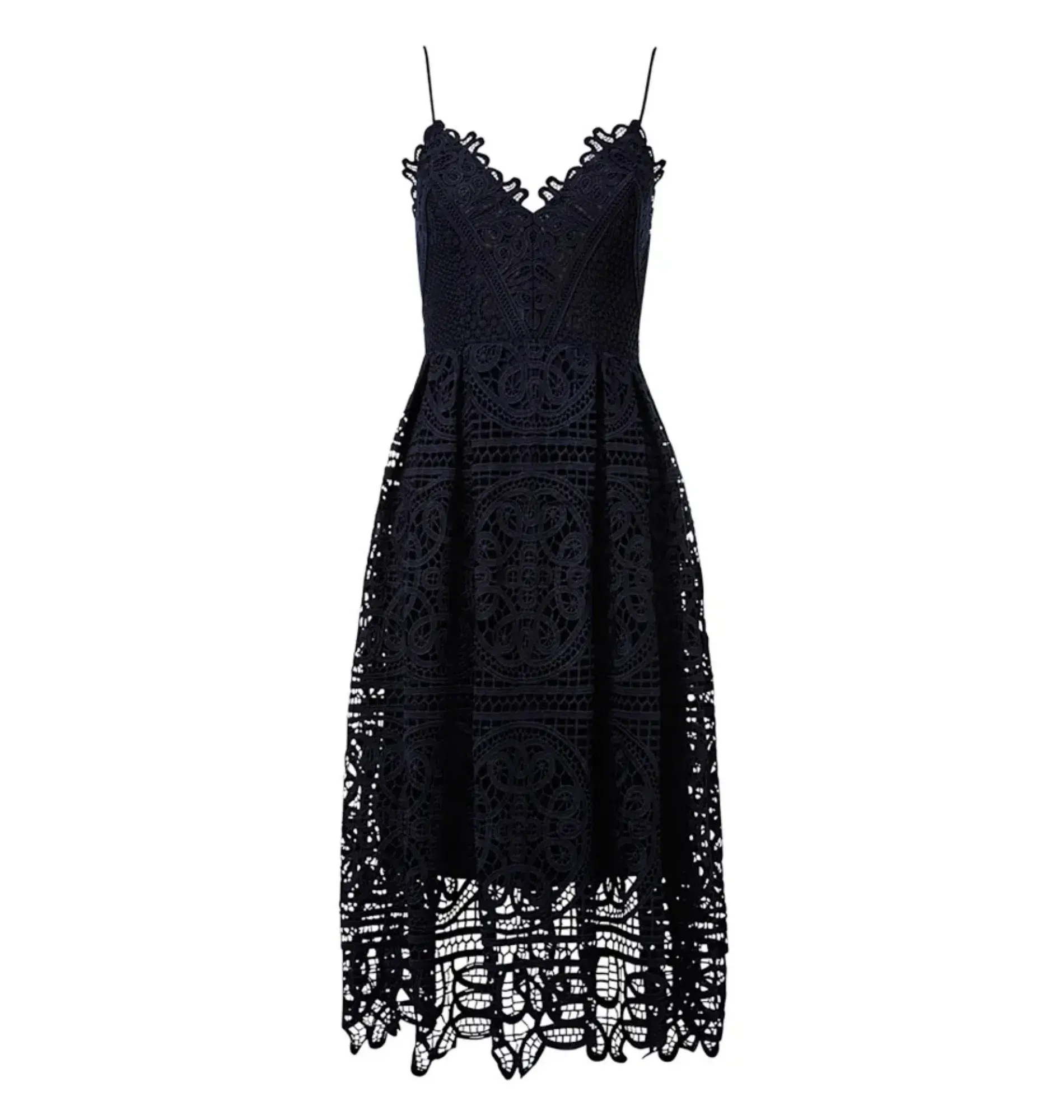 Seed Heritage Broderie Lace Dress Black Size AU 12 - Image 2