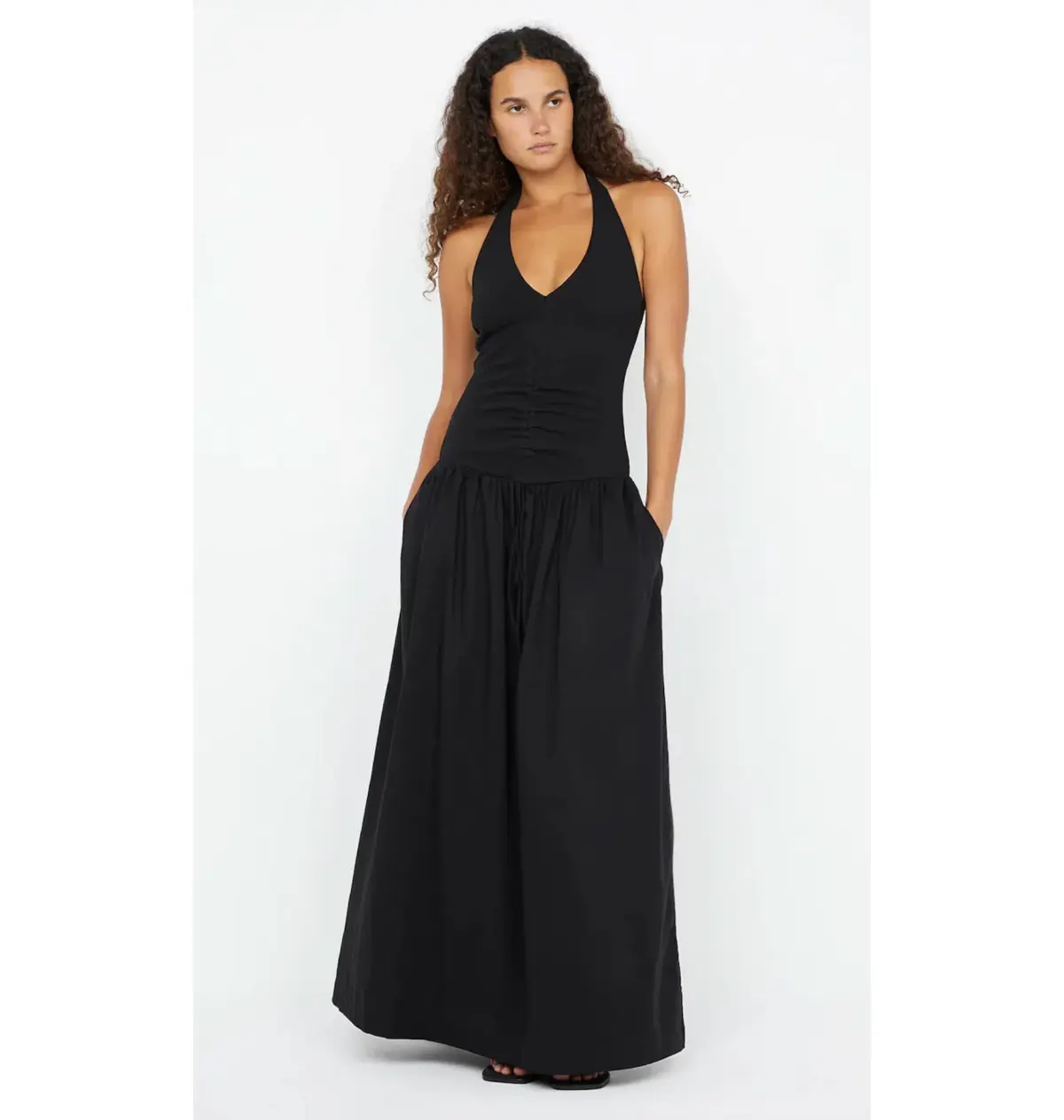 Bec & Bridge Leila Halter Dress Black Size 6 / AU 6-8 - Image 3