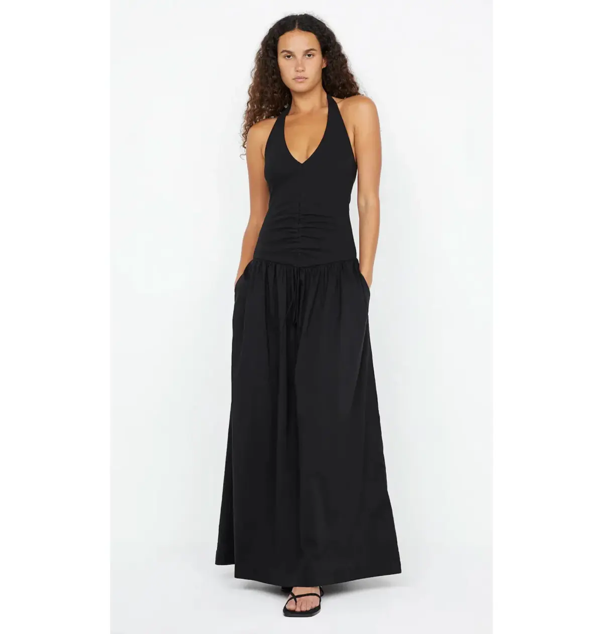 Bec & Bridge Leila Halter Dress Black Size 6 / AU 6-8 - Image 1