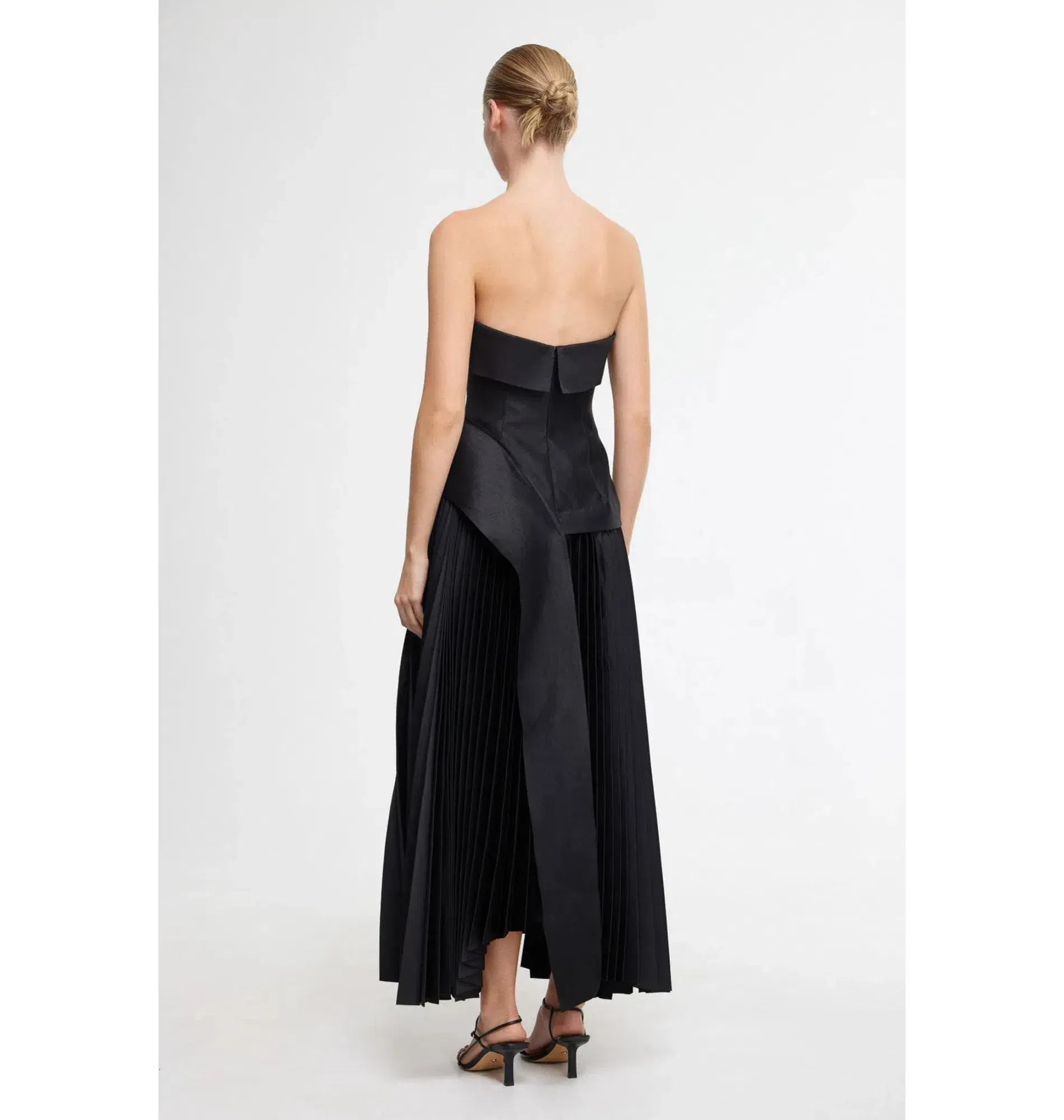 Acler Hammil Midi Dress Black Size AU 14 - Image 4