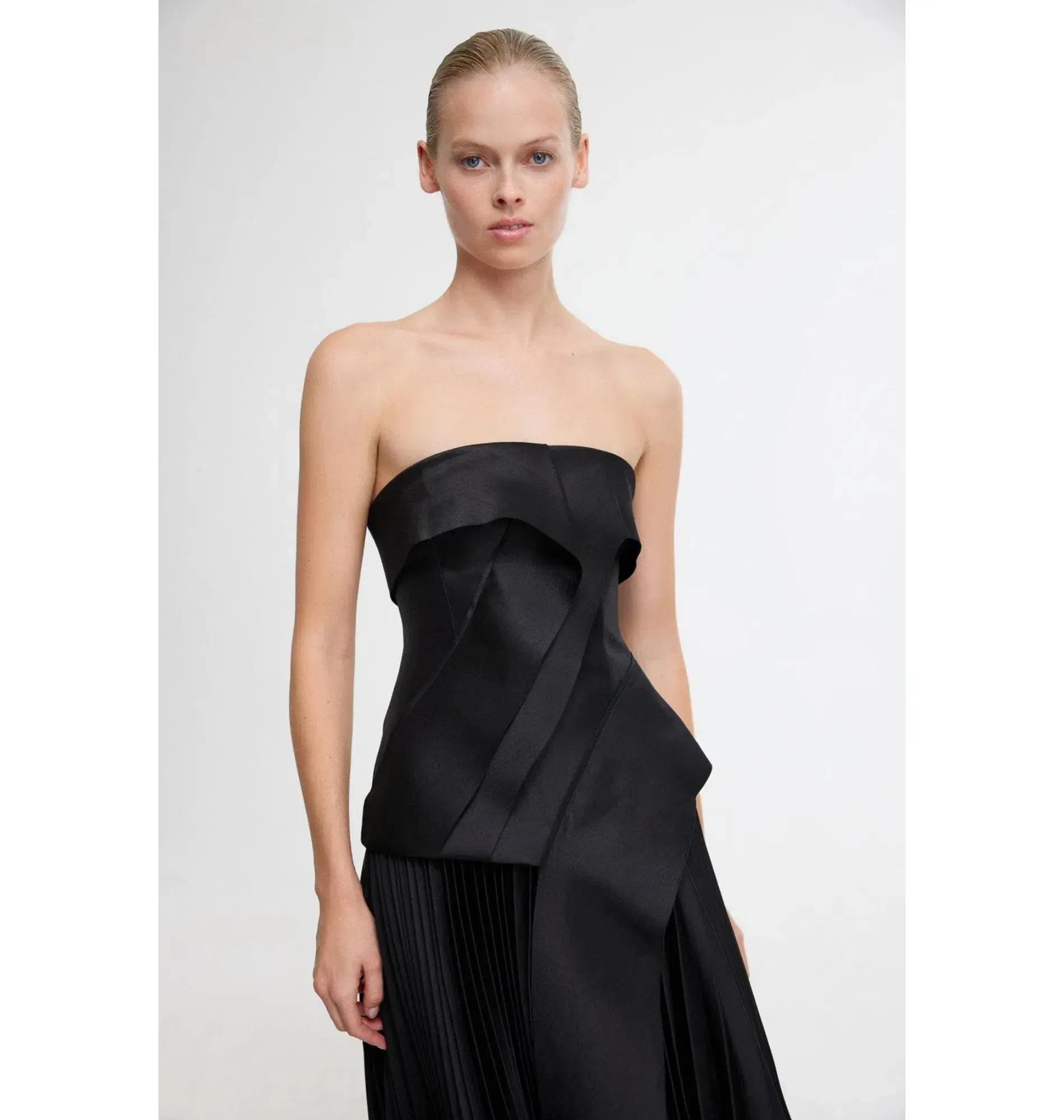 Acler Hammil Midi Dress Black Size AU 14 - Image 3
