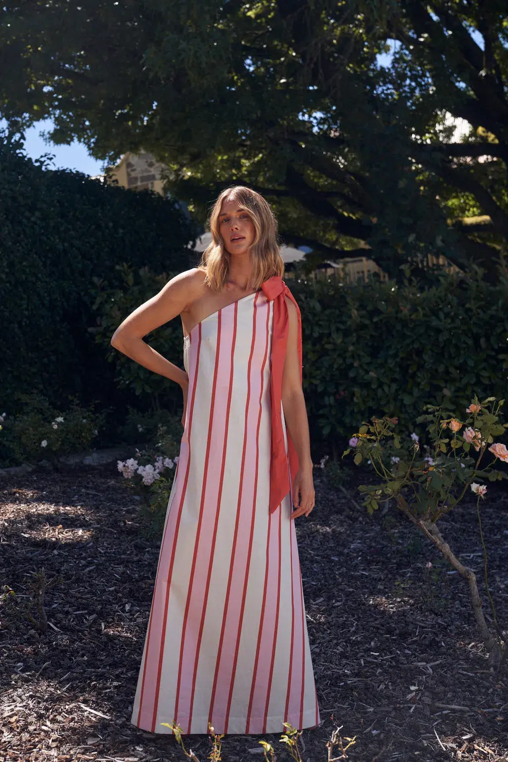 Aston Studio Mila Dress in Hana Stripe Size 12 - Image 1