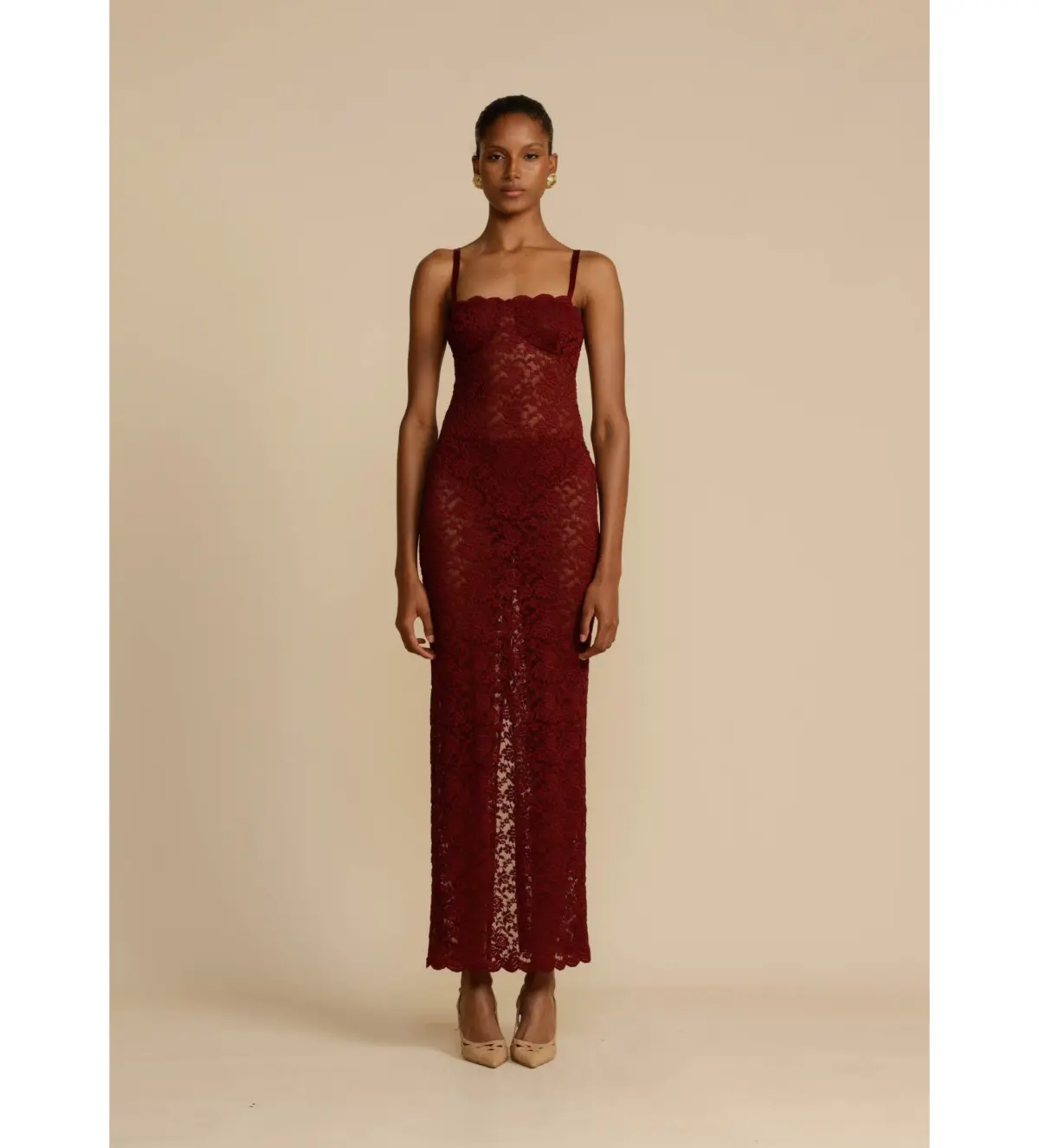Arcina Ori Margot Dress Wine Size 8 - Image 2