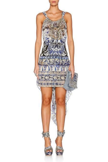 CAMILLA PILLARS OF AGUA DRAWSTRING DRESS - Image 1