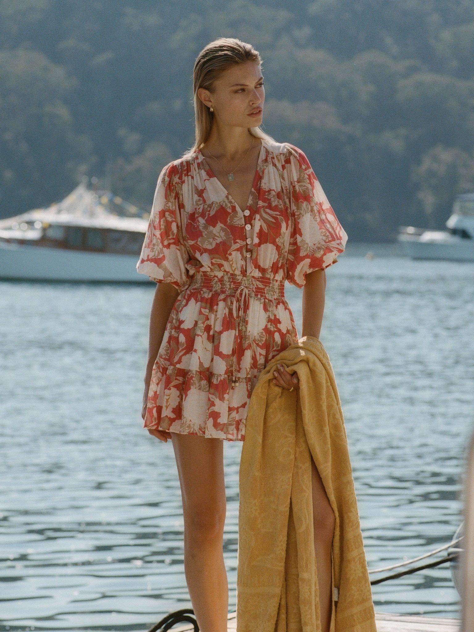Helena Cotton Mini Dress SIZE SMALL - Image 3