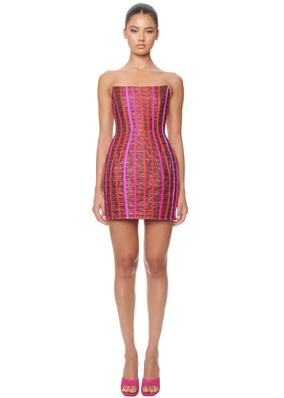 Eliya the Label Juliet Mini Dress Pink Size XS / AU 6 - Image 1