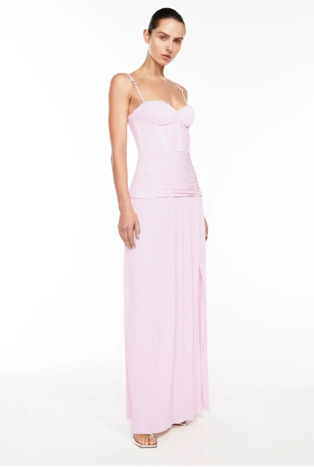 Manning Cartell Double Time Pleat Dress Hydrangea Size 10 - Image 2