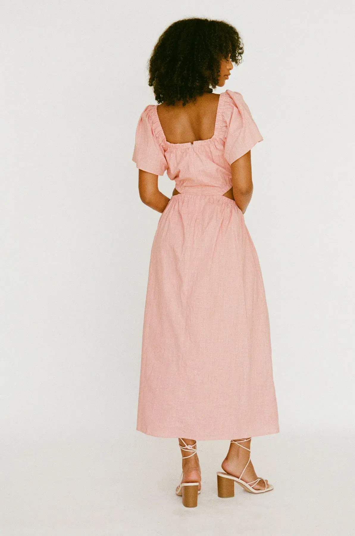 Sabo Skirt Ezzy Midi Dress Pink Size XL / AU 14 - Image 3