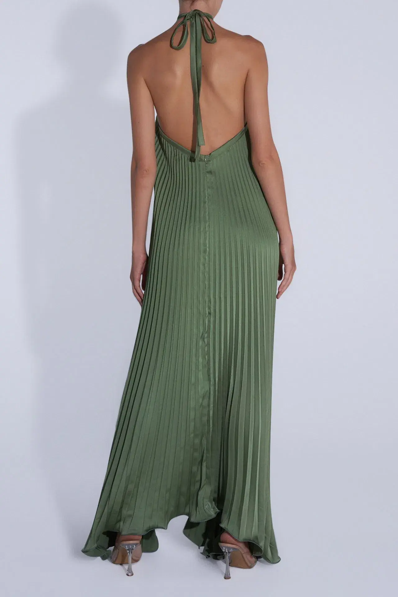 L'Idee Deesse Gown in Moss Size 6 - Image 2