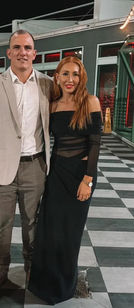 Benni Yasmin Off Shoulder Maxi Dress Black Size 8 for rent on The Volte - main image