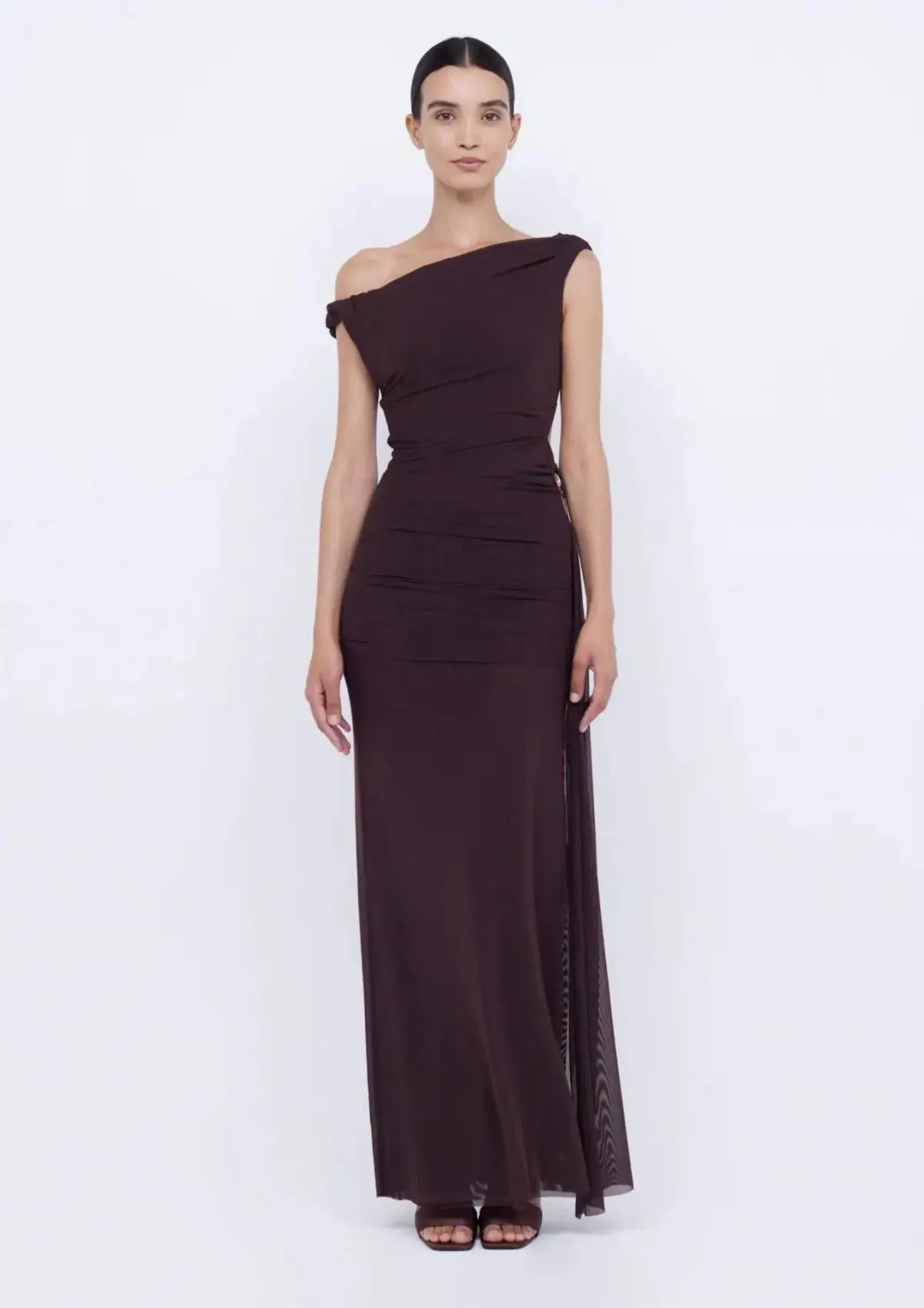 Bec & Bridge Kailani Asym Dress Brown Size 8 - Image 1
