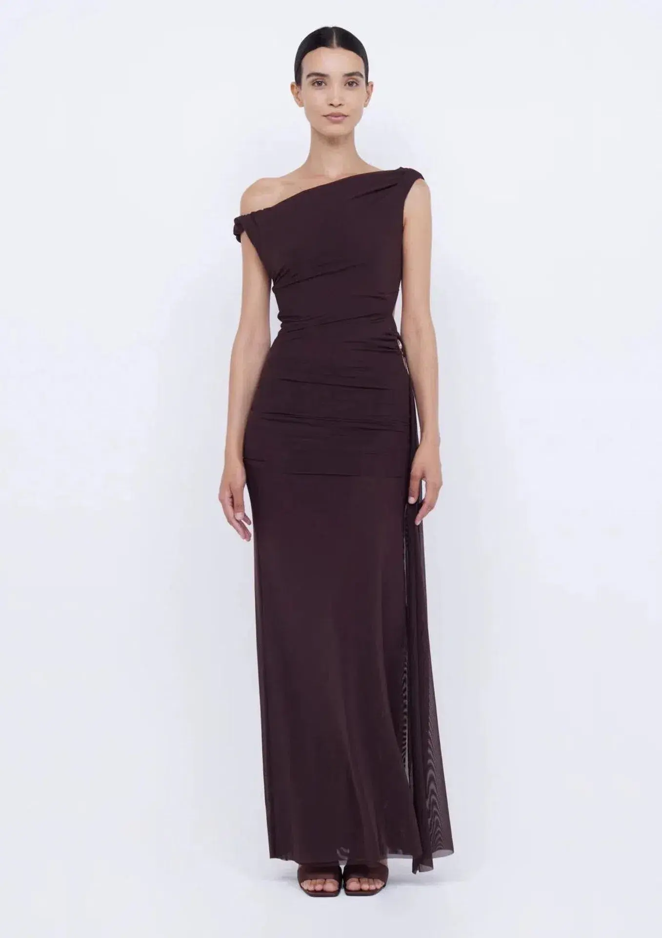 Bec & Bridge Kailani Asym Dress Brown Size 8 - Image 1