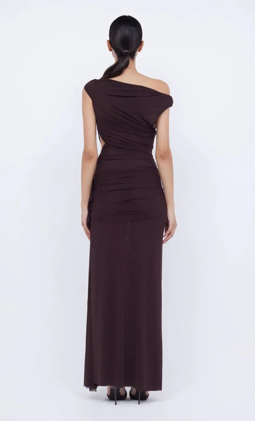Bec & Bridge Kailani Asym Dress Brown Size 8 - Image 3
