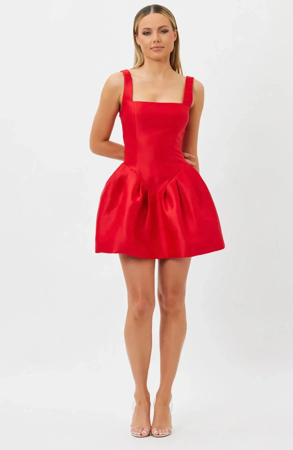 Bianca & Bridgett Alba Mini Dress Red Size 8 - Image 4