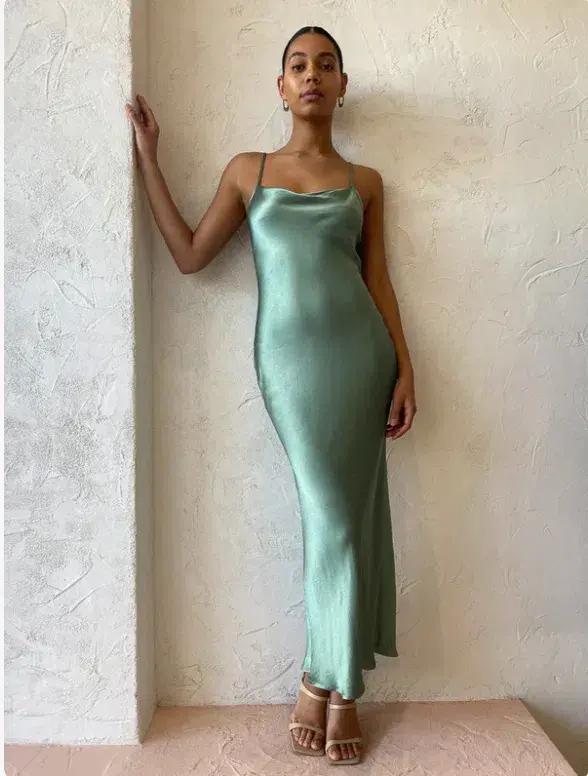 Bec & Bridge Malyka Maxi Dress in Green Size 8 - Image 4