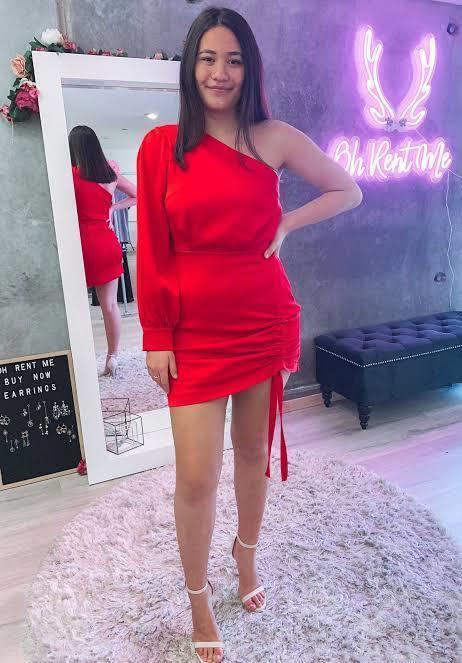 Kookai Vangeline Dress Red Size 8 - Image 2