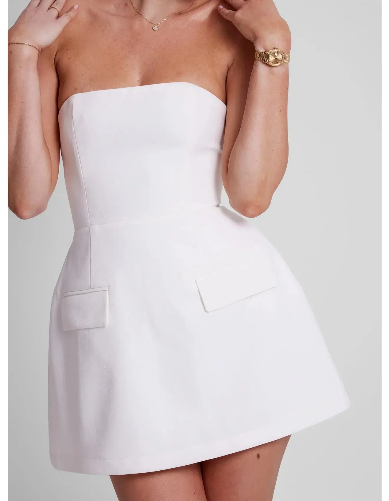 Odd Muse The Ultimate Muse Sleeveless Dress White Size AU 6 - Image 3