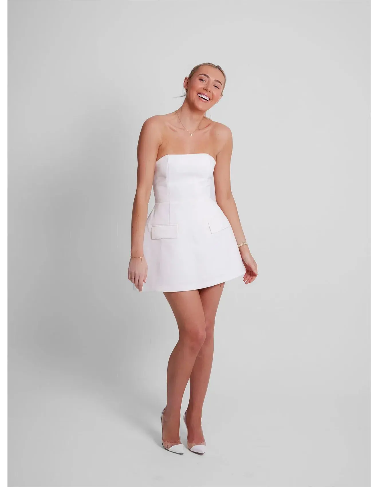 Odd Muse The Ultimate Muse Sleeveless Dress White Size AU 6 - Image 1