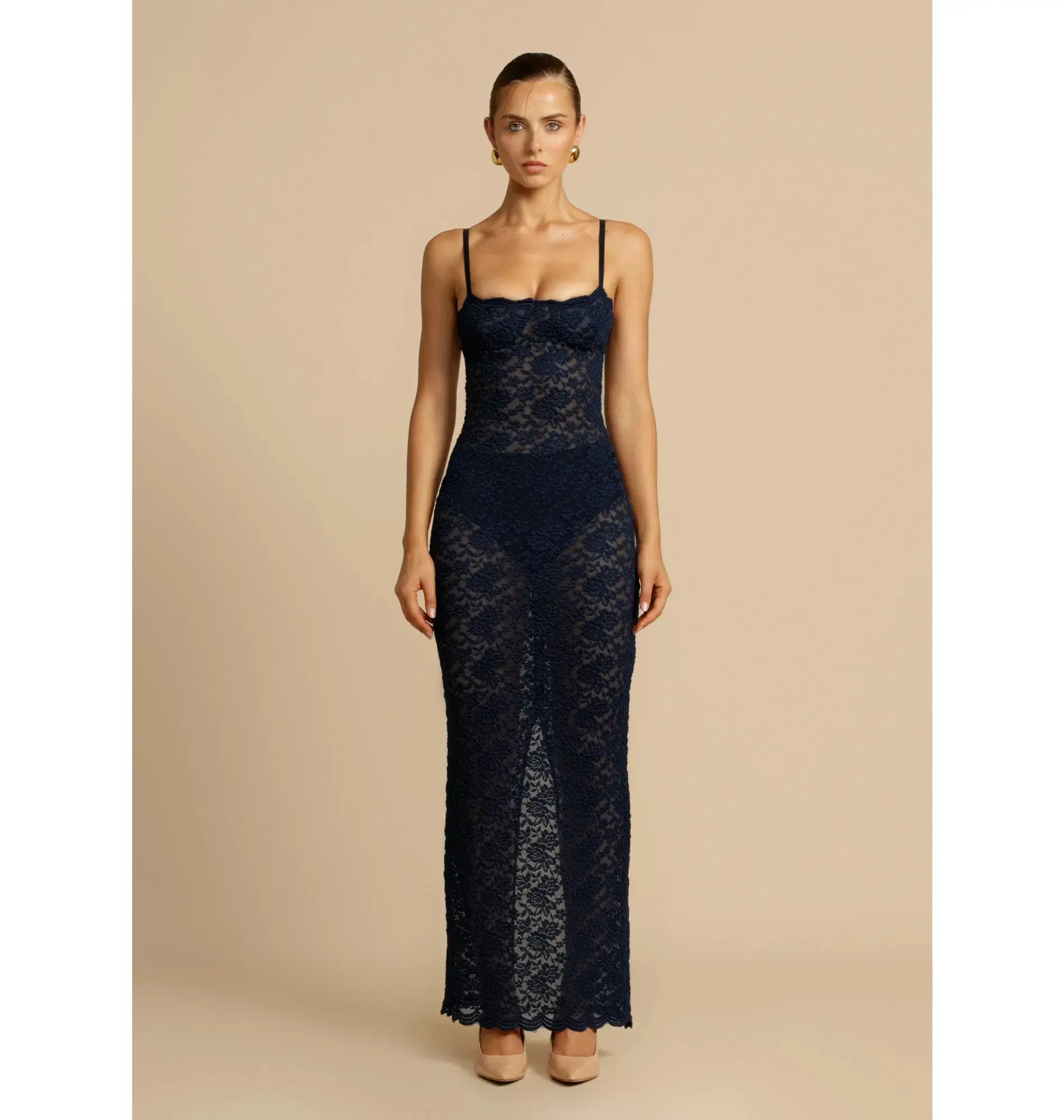 Arcina Ori Margot Dress in Navy Size AU 6 - Image 1