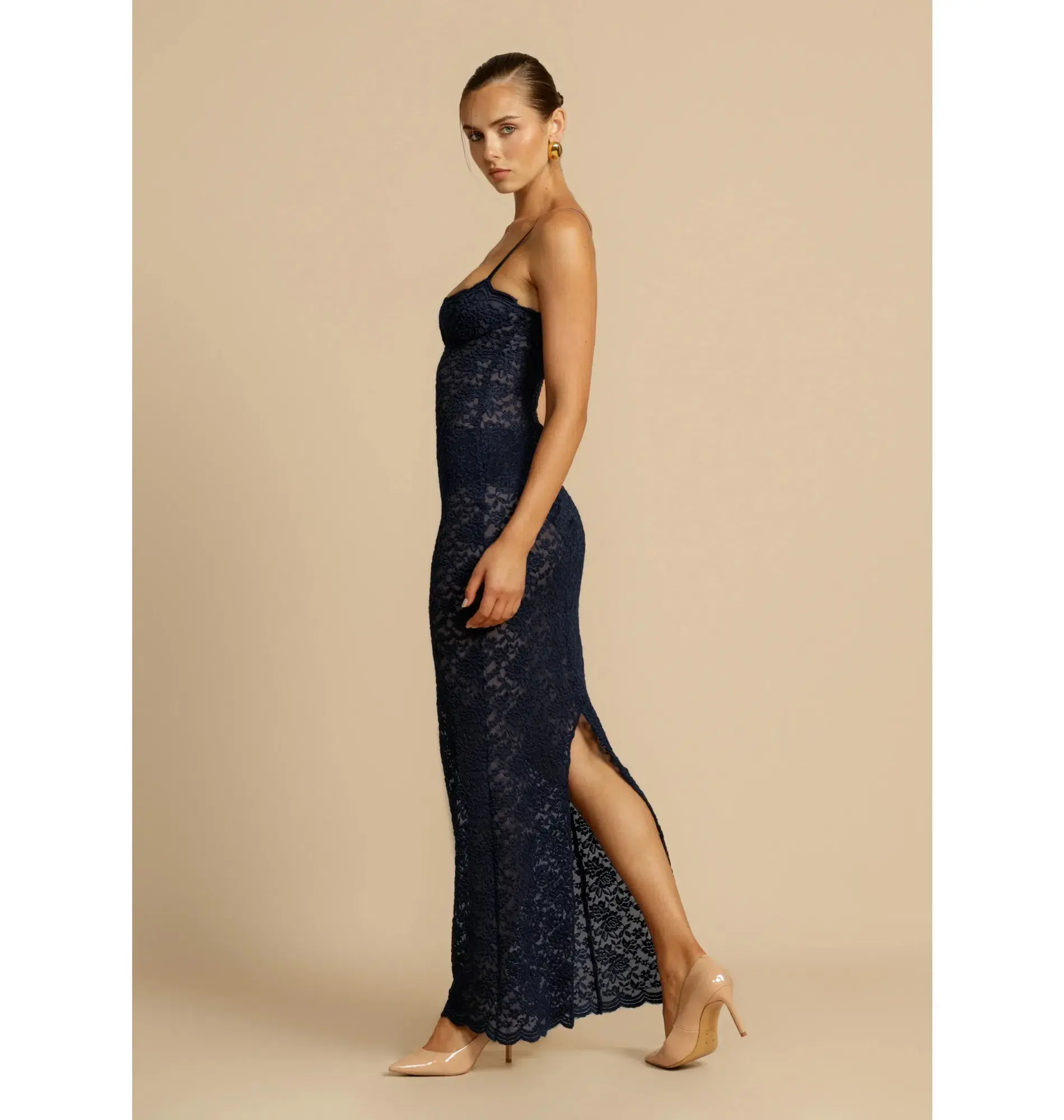 Arcina Ori Margot Dress in Navy Size AU 6 - Image 2